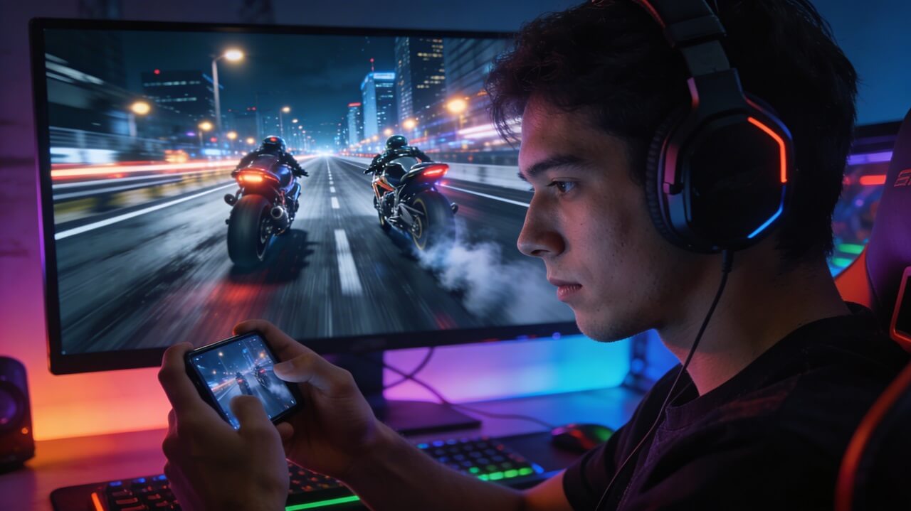 Contoh Konsep Game Balap Liar Motor Drag