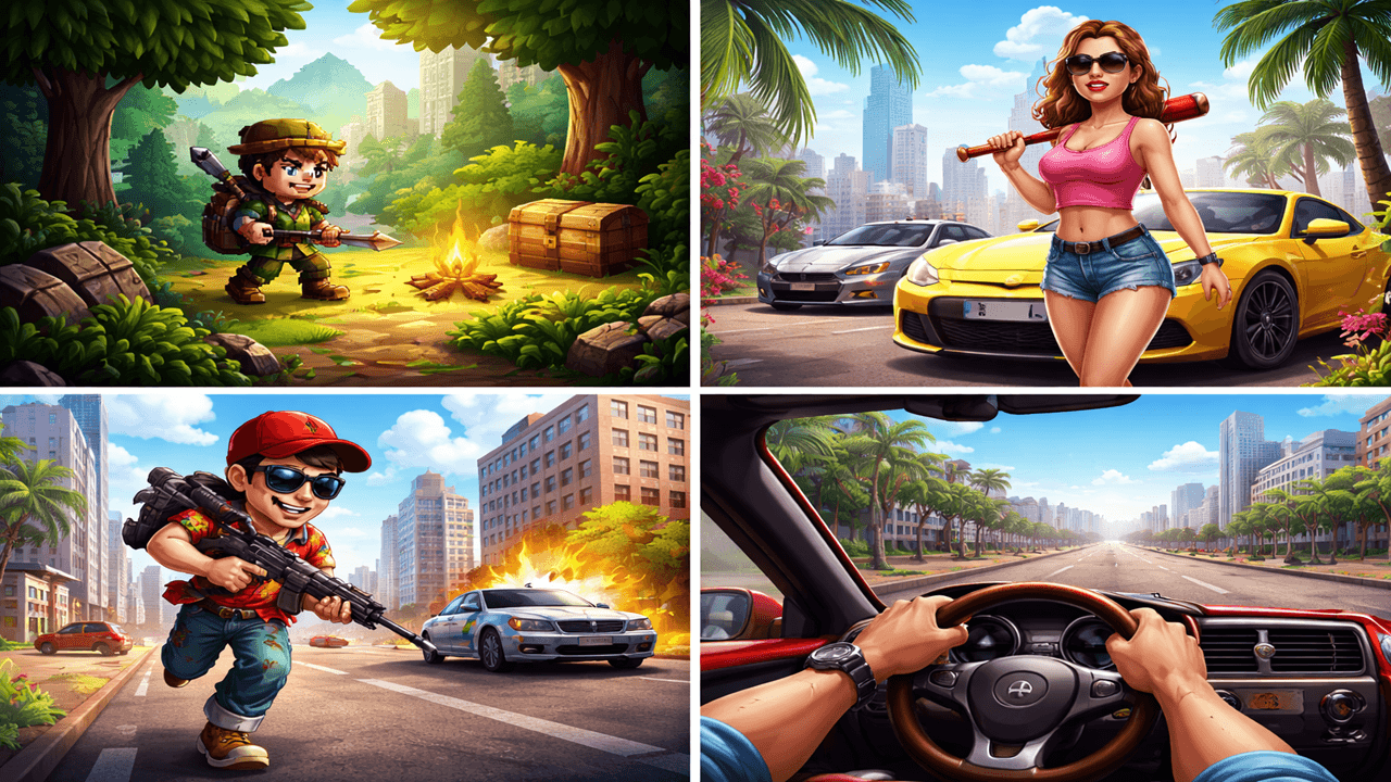 10 Game Android Open World Ukuran Kecil Terbaik, Ringan dan Seru Dimainkan